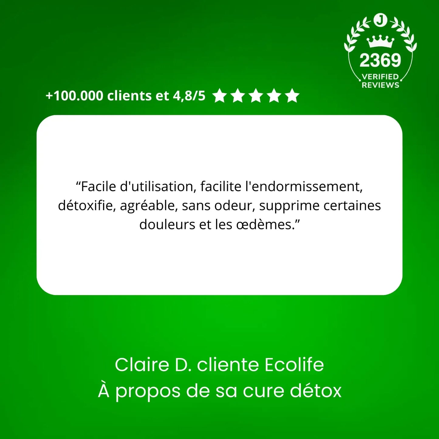 🌿 Patchs Détox Ecolife® – Réveillez-vous chaque matin plus léger et plein d'énergie !