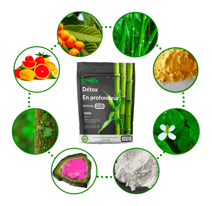 🌿 Patchs Détox Ecolife® – Réveillez-vous chaque matin plus léger et plein d'énergie !