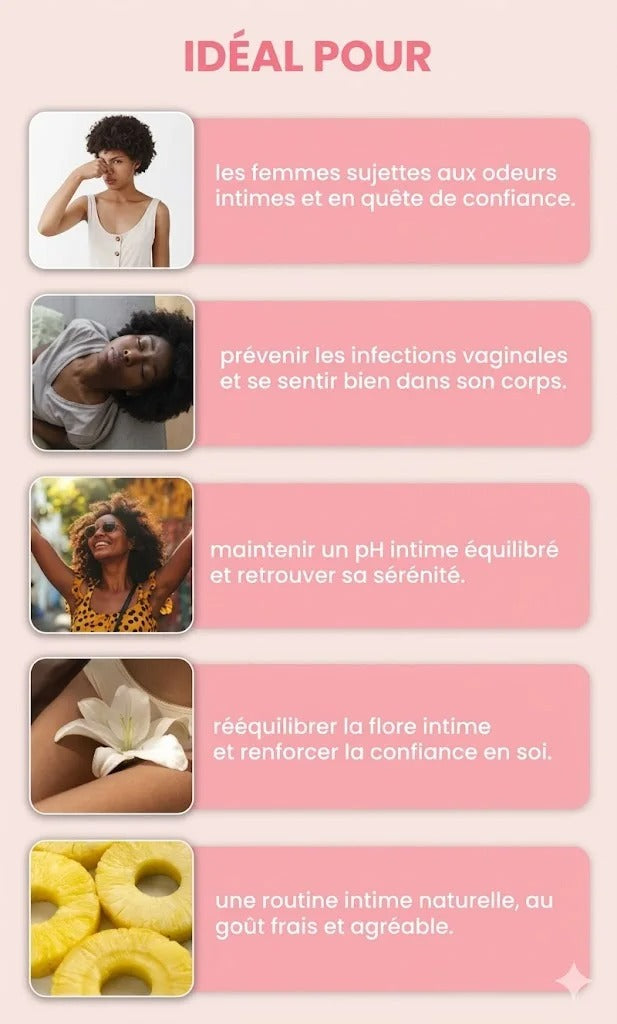 Gummies intimes premium pour le bien-être de la femme