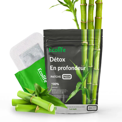 🌿 Patchs Détox Ecolife® – Réveillez-vous chaque matin plus léger et plein d'énergie !