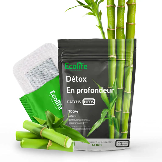 🌿 Patchs Détox Ecolife® – Réveillez-vous chaque matin plus léger et plein d'énergie !